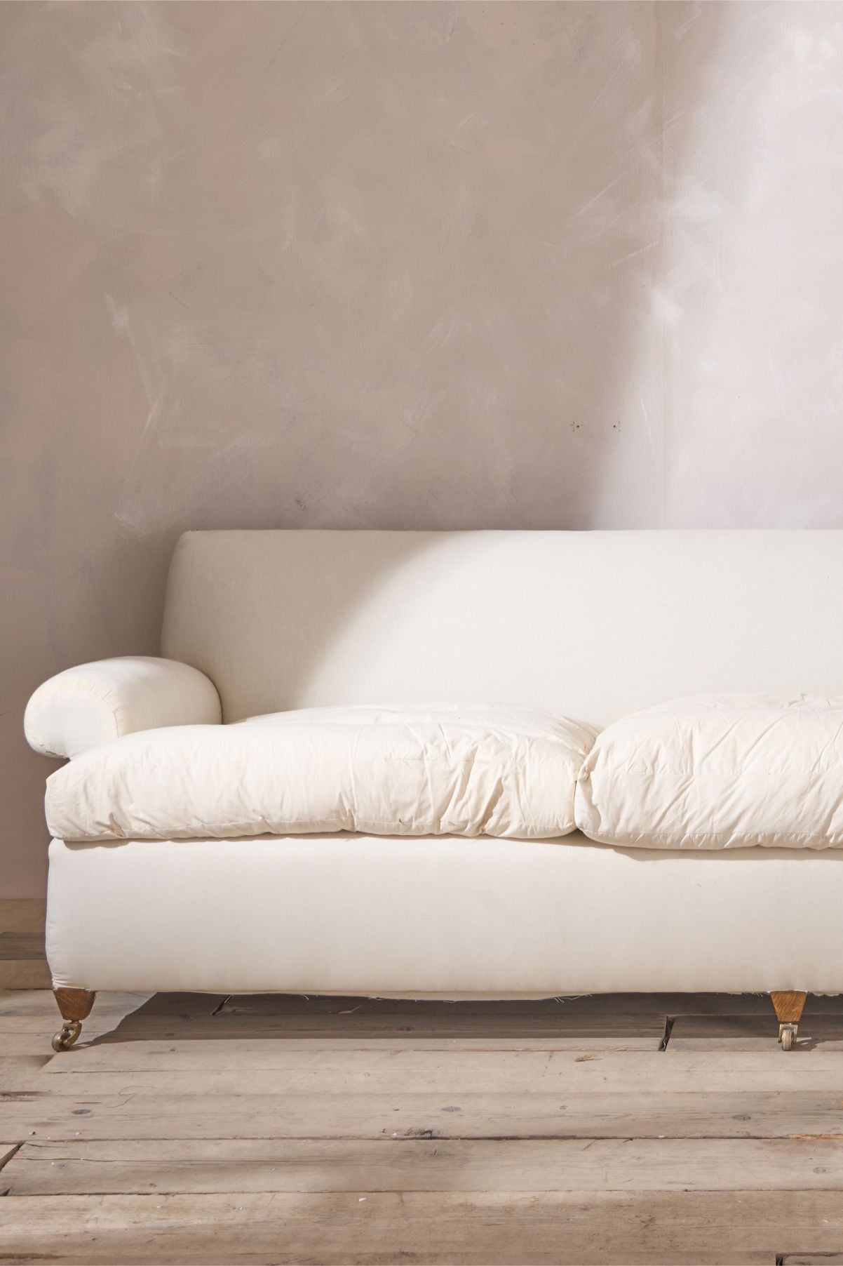 Very large and comfy country house sofa retailed by Harrods