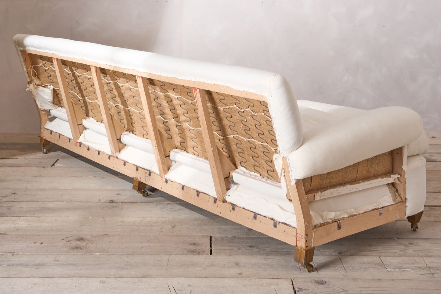 Very large and comfy country house sofa retailed by Harrods