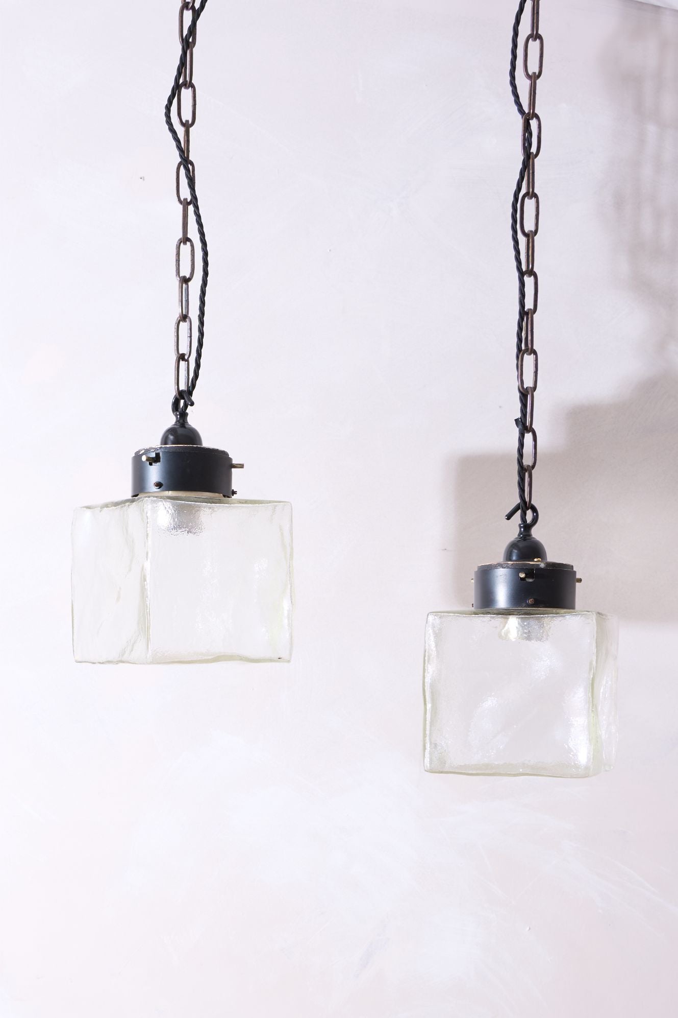 20th Century Ice cube pendant lights - 6 Available