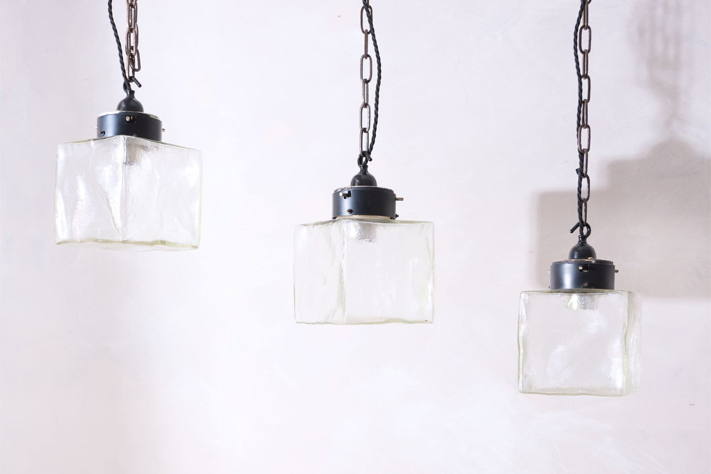 20th Century Ice cube pendant lights - 6 Available