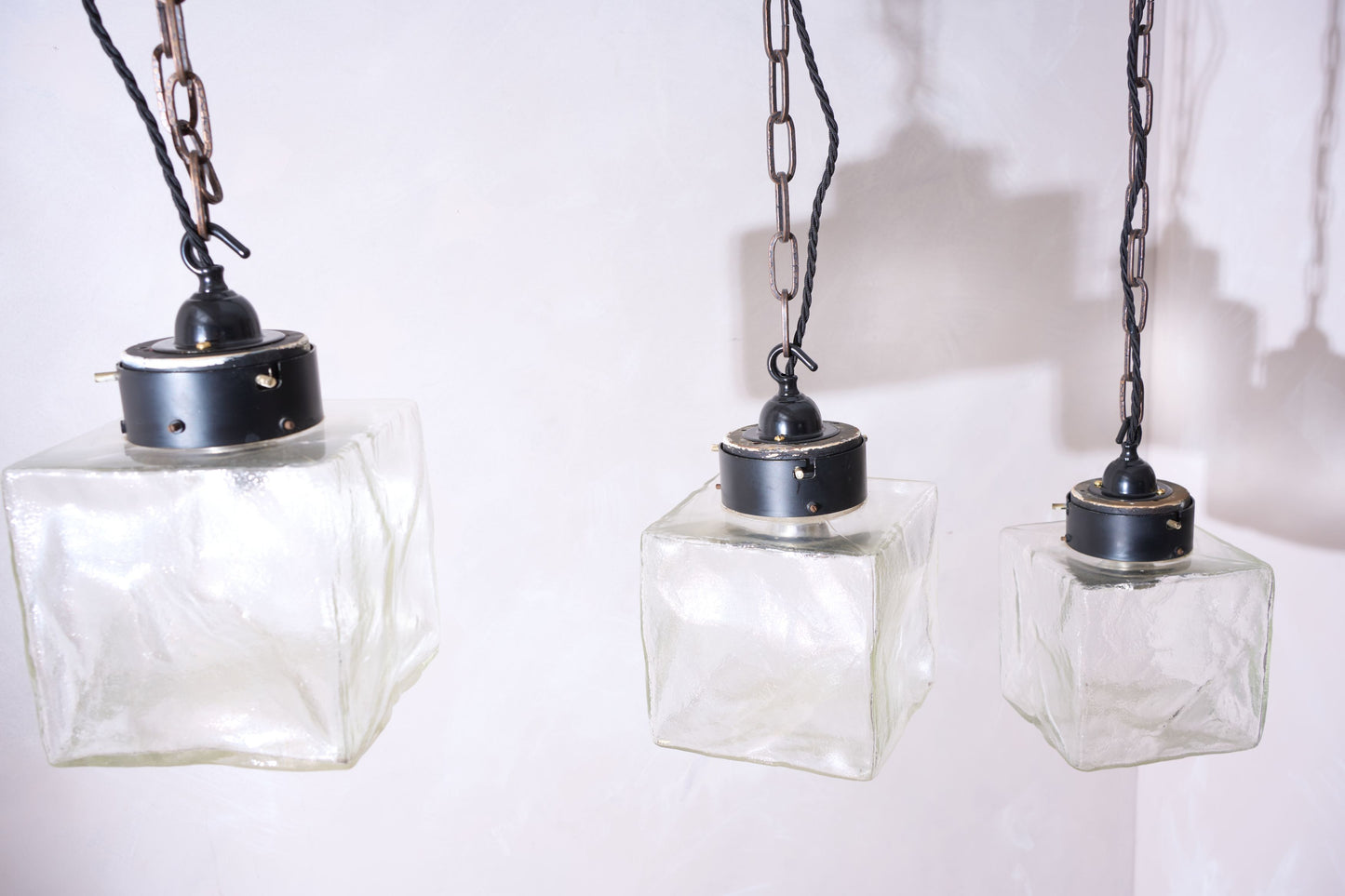 20th Century Ice cube pendant lights - 6 Available
