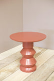'Glen' turned wood and lacquered side table - Highland