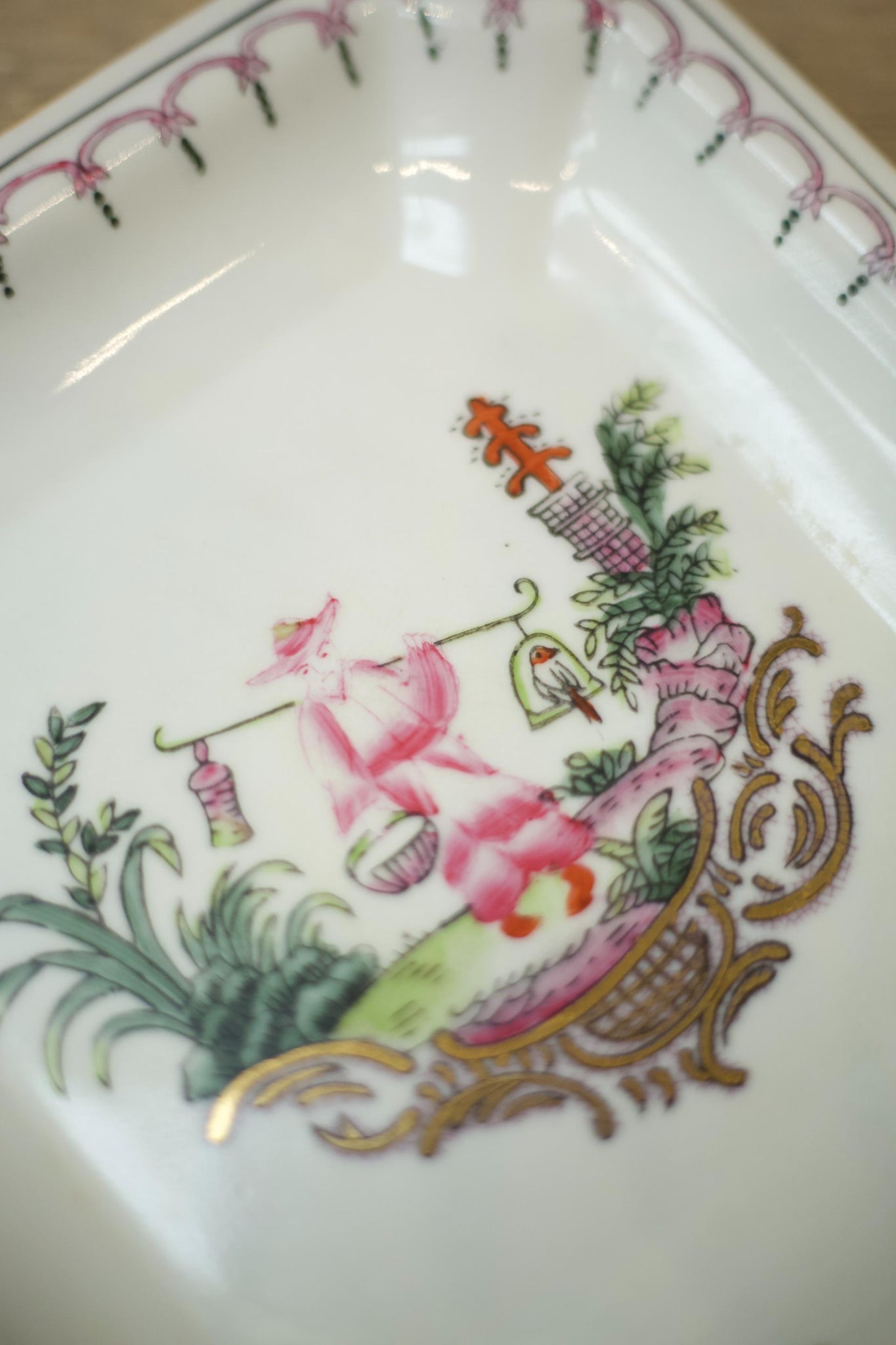 c.1920 Chinoiserie porcelain plates