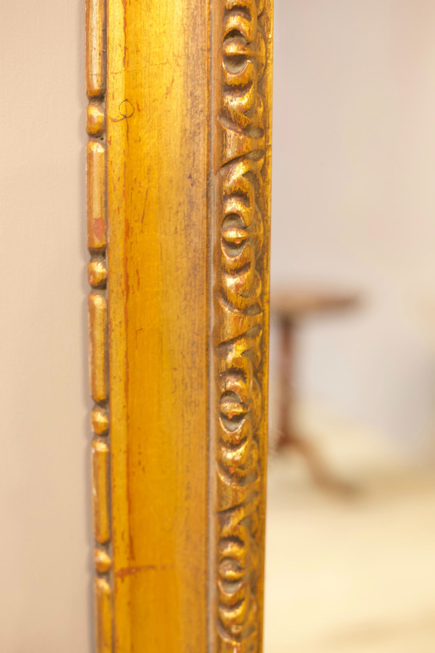 Very large 20th century gilt mirror