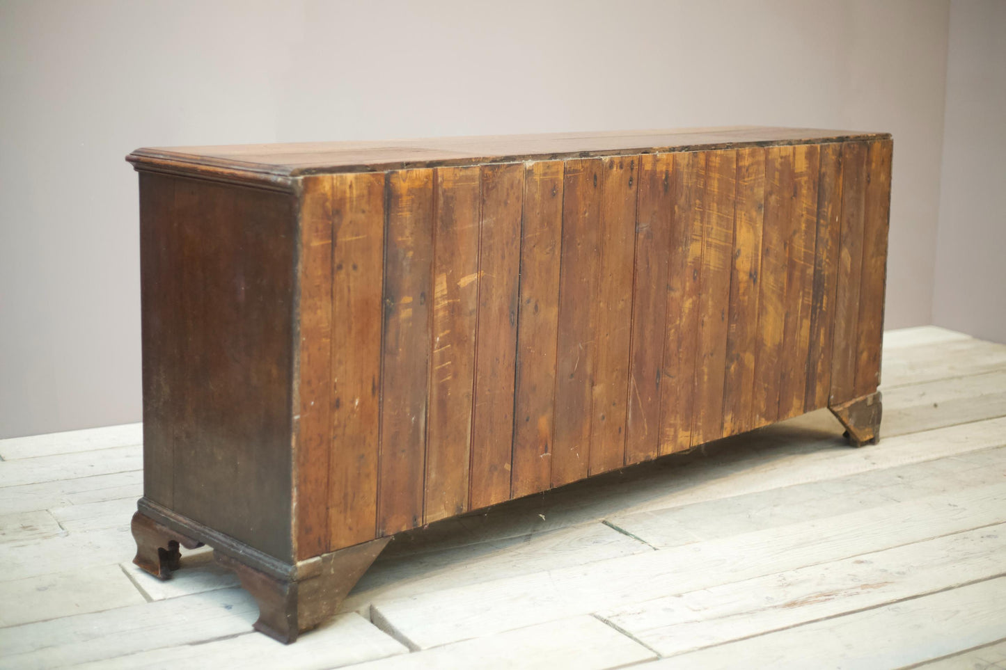 18th century oak dresser base