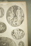 18th century book plate of intaglio's