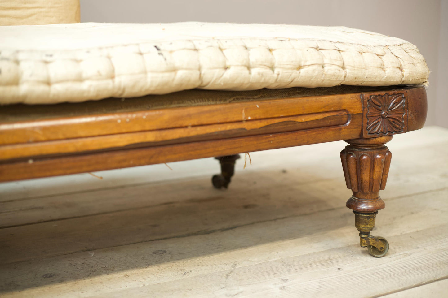 Regency period rosewood Chaise longue