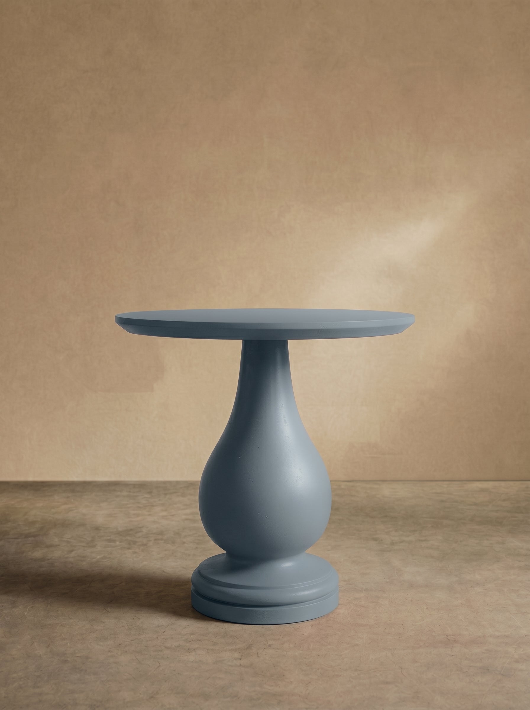'Loch' wood turned and lacquered side table - North Sea - TallBoy Interiors