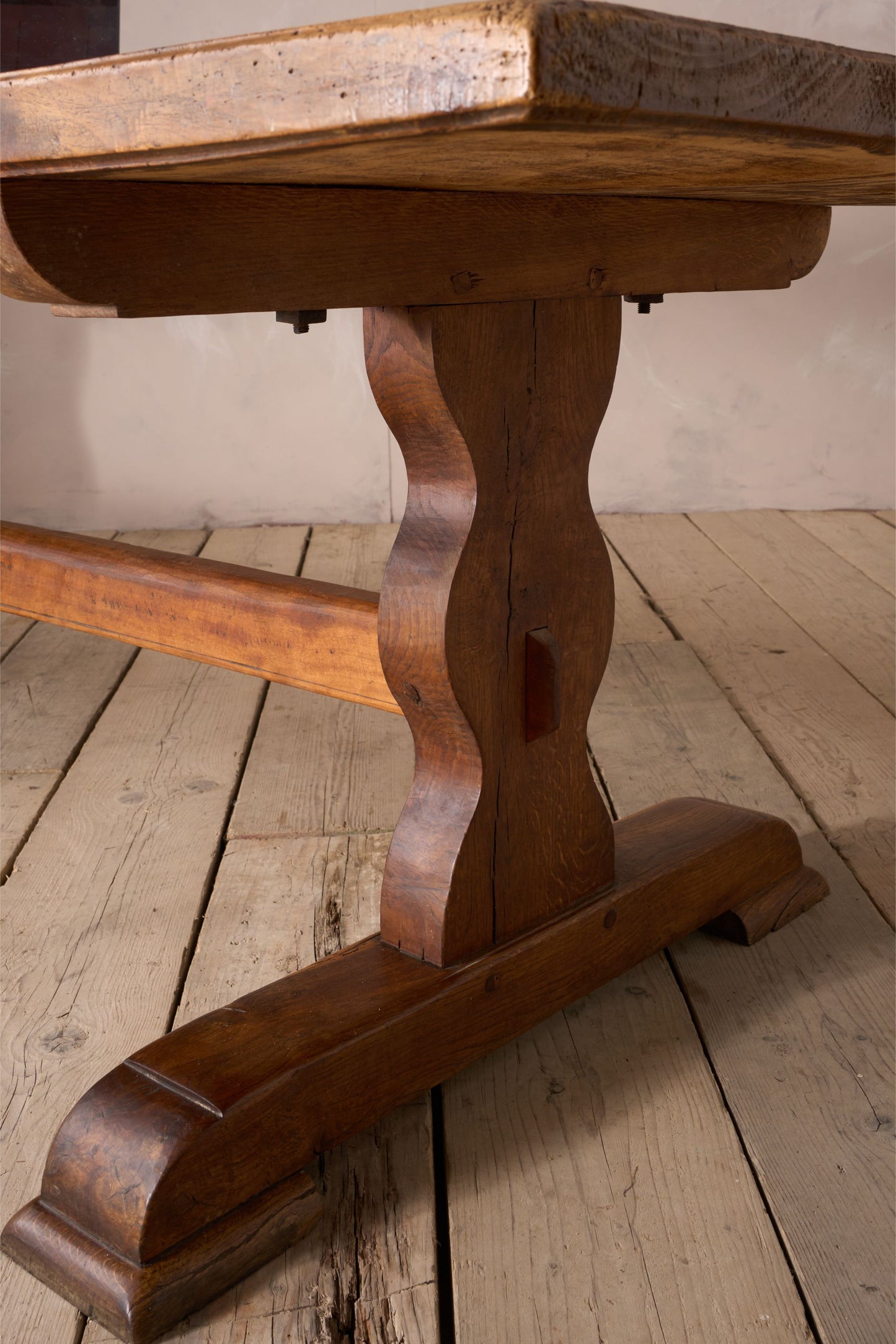 2.5m 19th century Solid walnut dining table