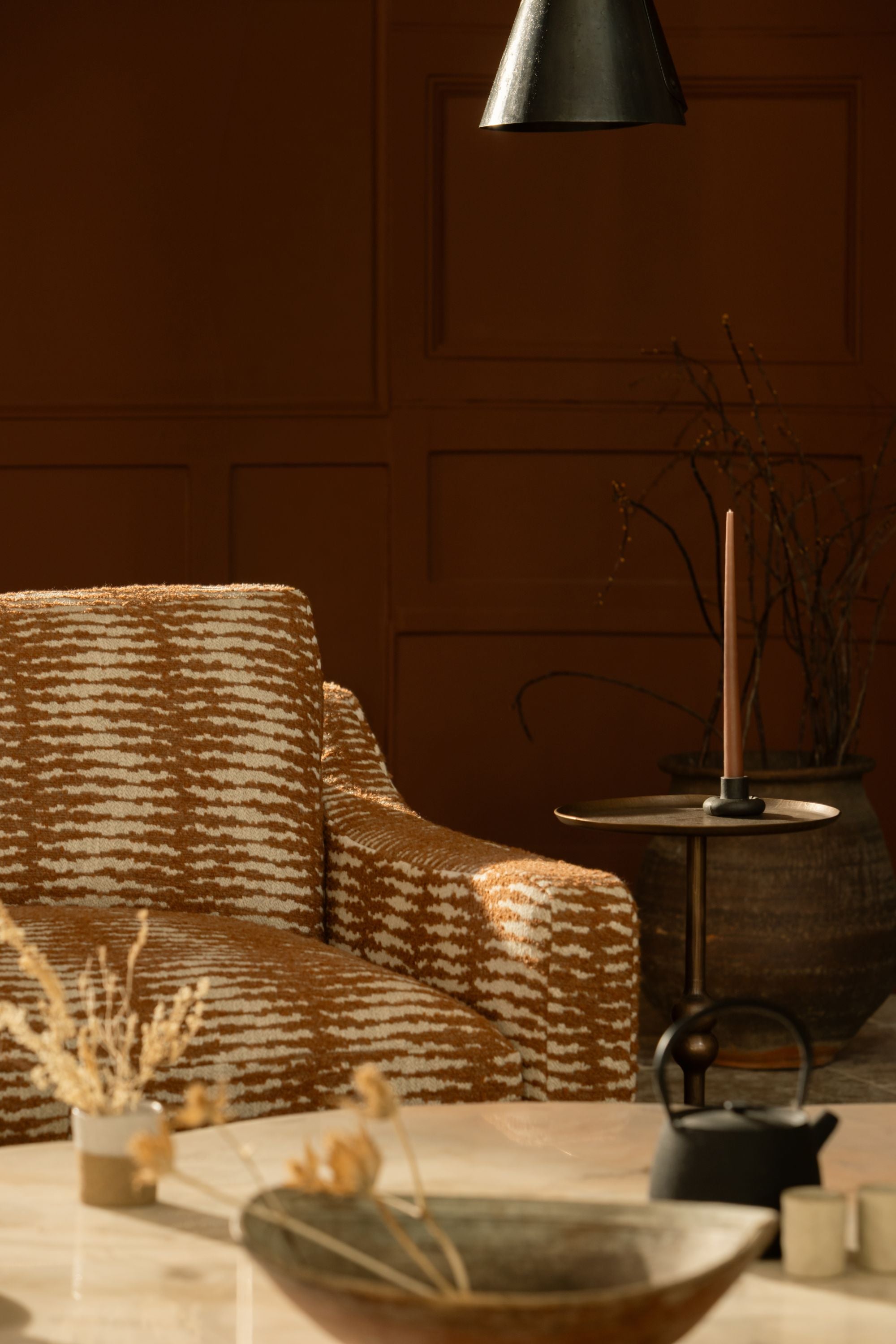 The 'Conrad' L Shaped skirted Sofa - TallBoy Interiors