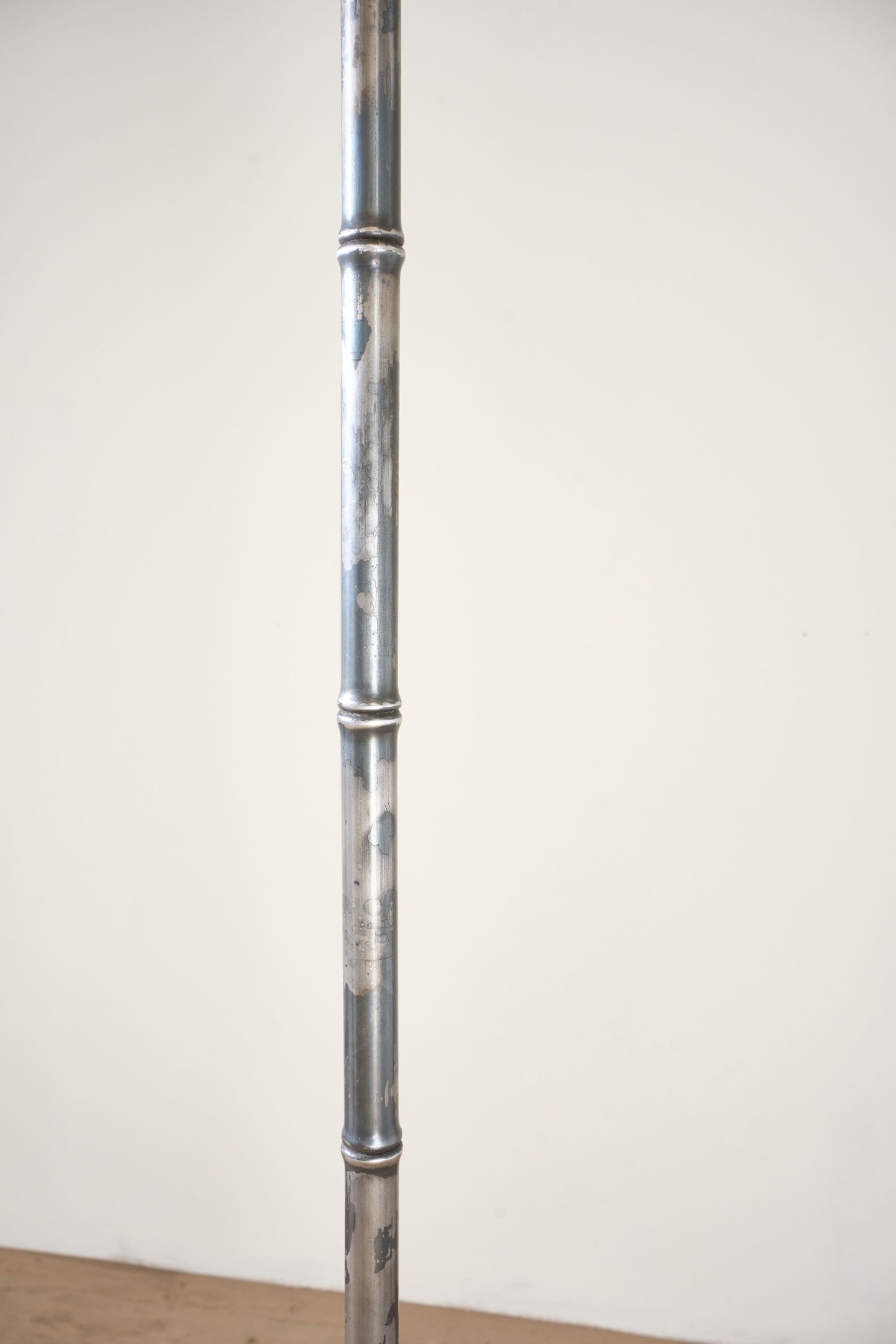 Bespoke Forged steel faux Bamboo floor lamp