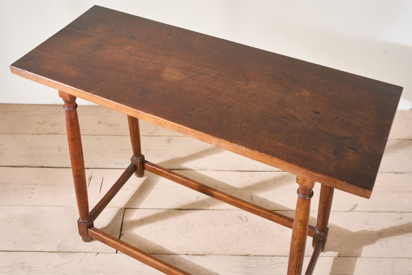 19th century Spanish walnut console table
