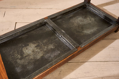 Large 19th century pitch pine stick stand
