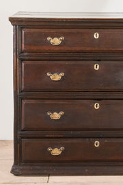 18th century Solid oak chest of drawers - TallBoy Interiors