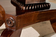 William IV Flame mahogany fold down sofa table - TallBoy Interiors