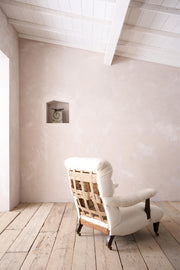 Early 20th century Howard and sons style open armchair