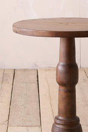 Early 19th century French walnut and oak lamp table - TallBoy Interiors