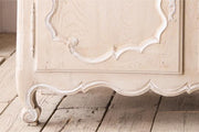 18th century oak sideboard in rustic white paint - TallBoy Interiors