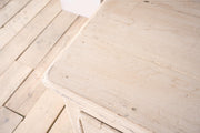 18th century oak sideboard in rustic white paint - TallBoy Interiors