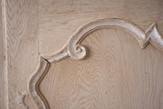 18th century oak sideboard in rustic white paint - TallBoy Interiors