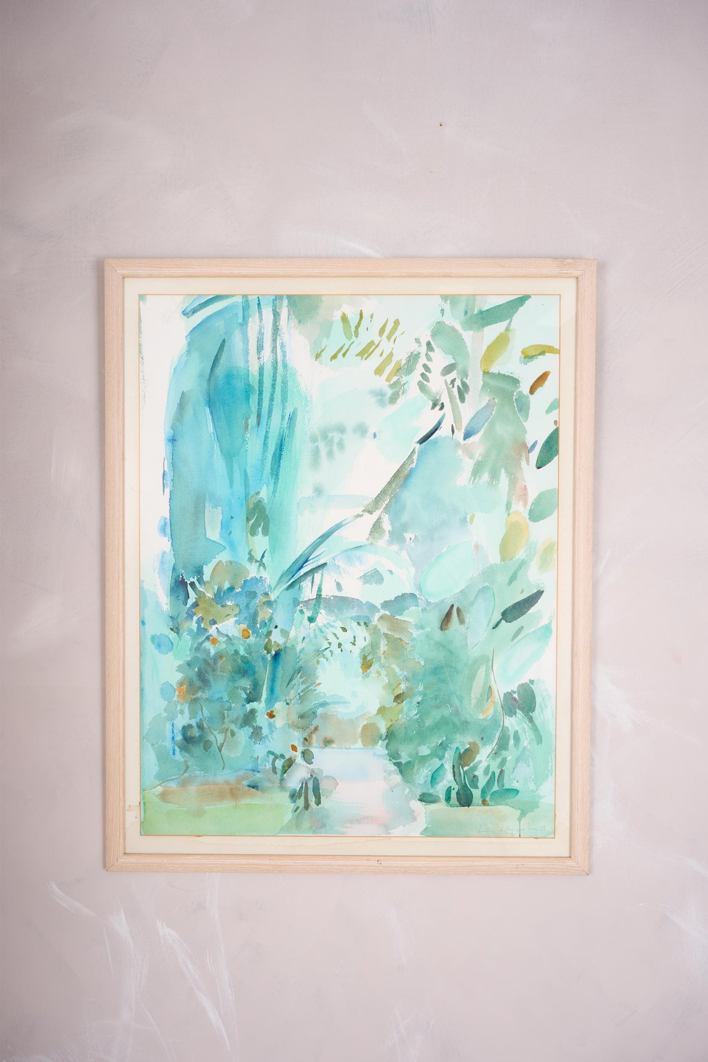 1980's Watercolour painting by Liz Keyworth