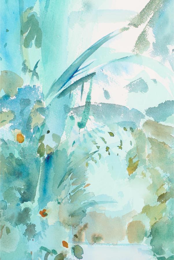 1980's Watercolour painting by Liz Keyworth