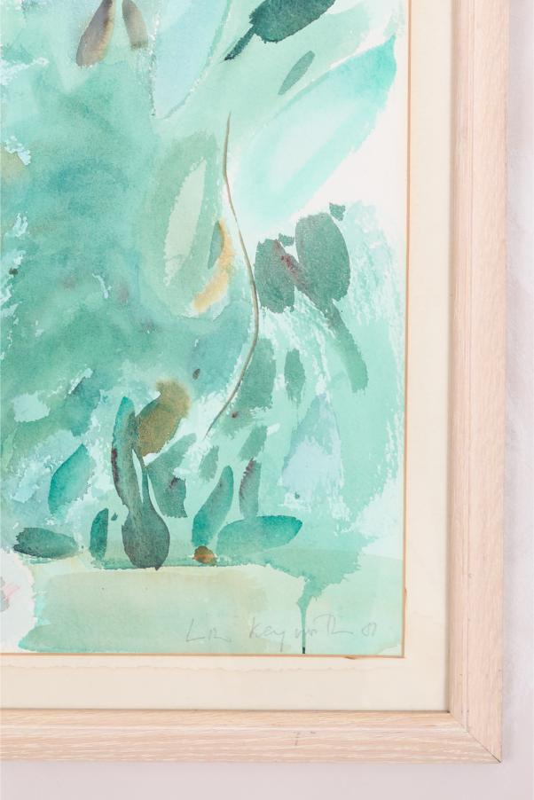1980's Watercolour painting by Liz Keyworth
