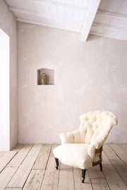 Napoleon III Buttoned fishtail armchair - TallBoy Interiors
