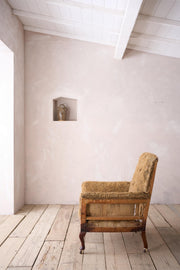 English Edwardian square back armchair - TallBoy Interiors