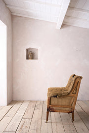 English Edwardian wingback armchair