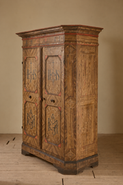 19th Century Italian painted Marriage cupboard - TallBoy Interiors