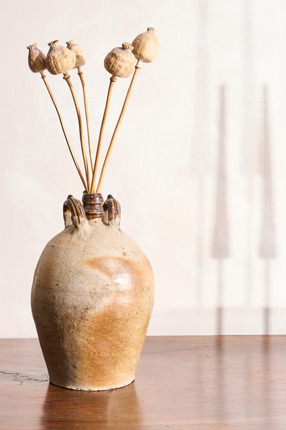 20th century French stoneware nut oil jar