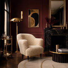 The 'Milo' Sheep wool armchair - TallBoy Interiors