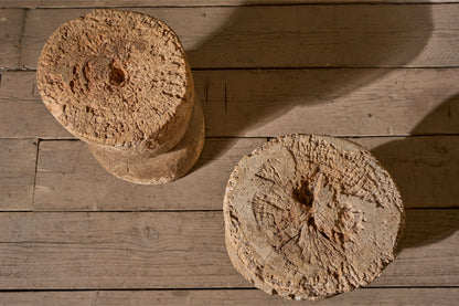 Pair of 19th century Rustic wood side tables