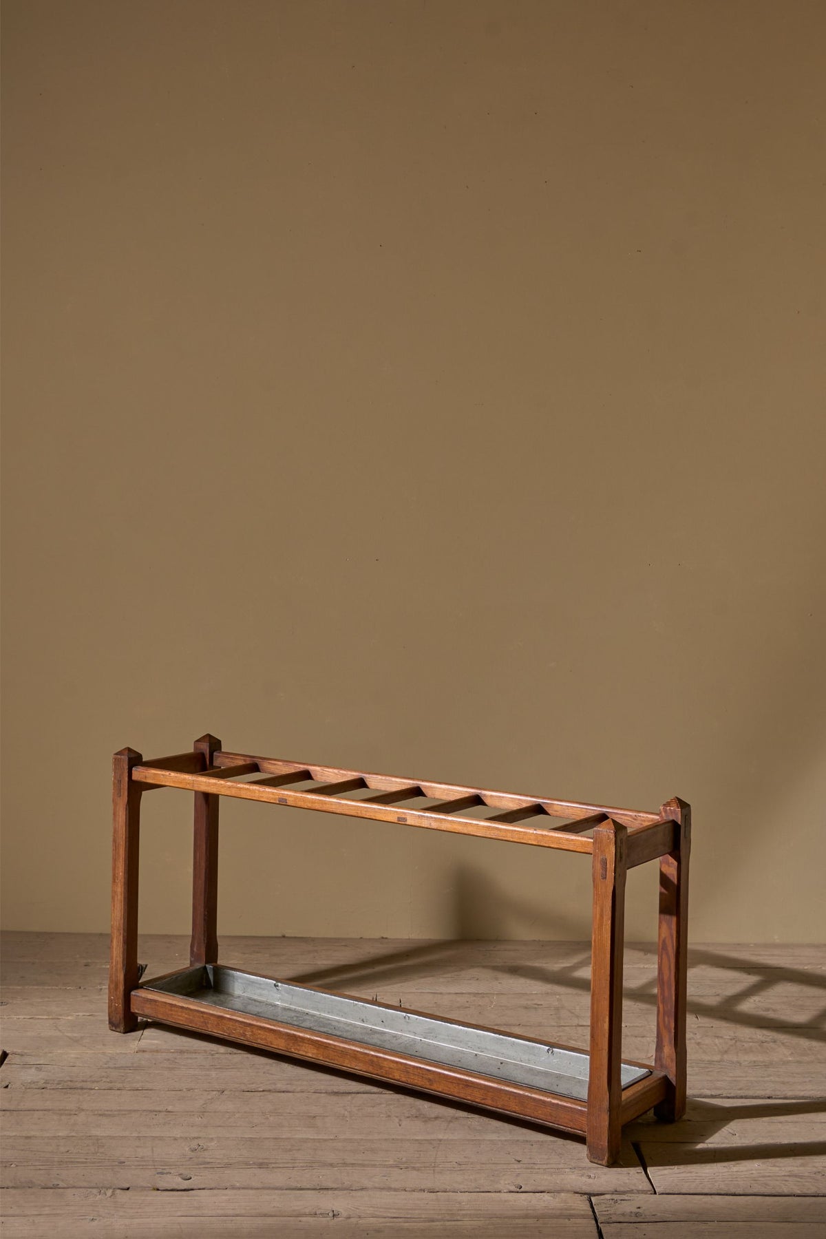 Long 19th century pine stick stand - TallBoy Interiors