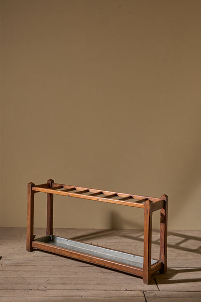Long 19th century pine stick stand