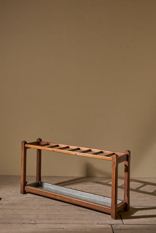 Long 19th century pine stick stand