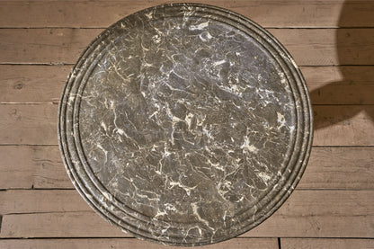19th century Mahogany and Grey marble Gueridon table