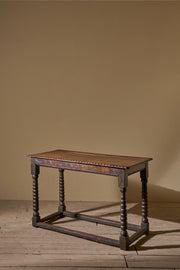 18th century Oak bobbin legged occasional table - TallBoy Interiors