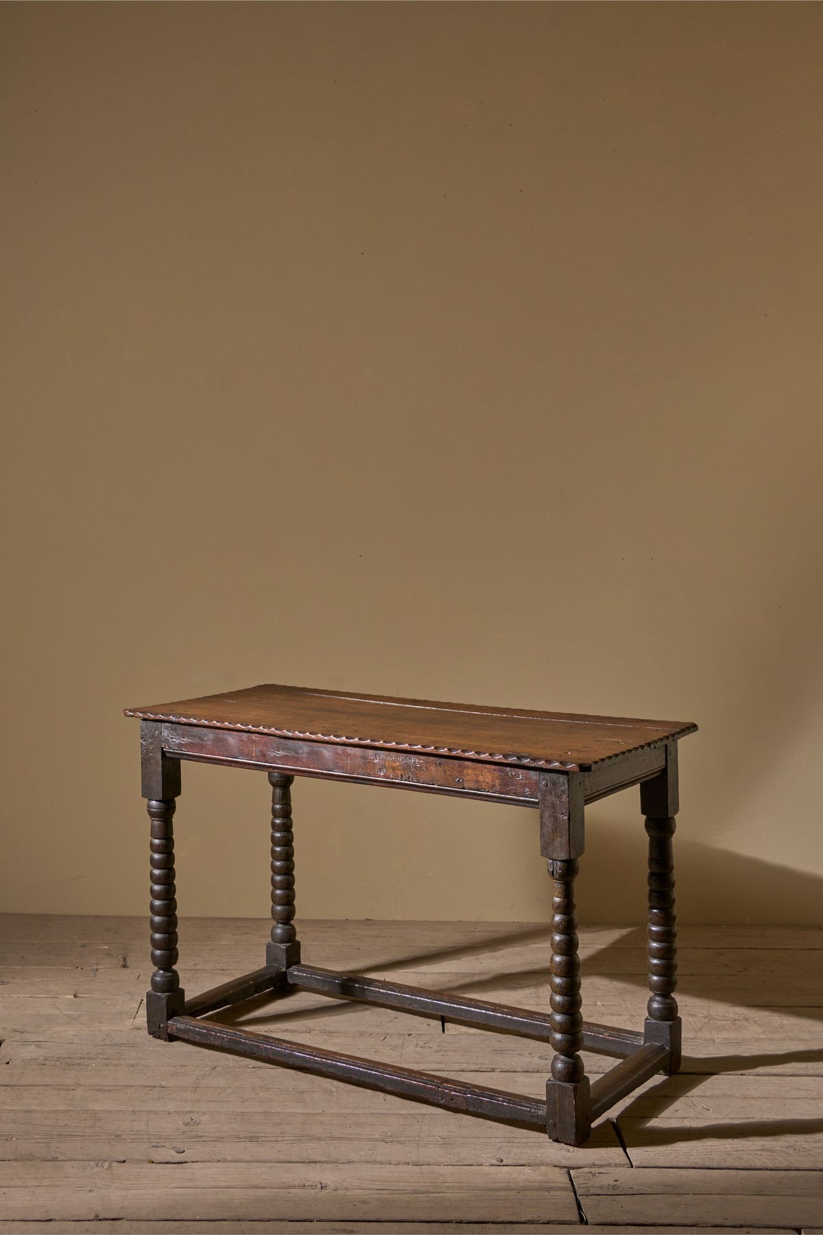 18th century Oak bobbin legged occasional table - TallBoy Interiors