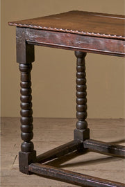 18th century Oak bobbin legged occasional table - TallBoy Interiors
