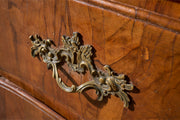 Rare 18th century Maltese Olive wood chest of drawers - TallBoy Interiors