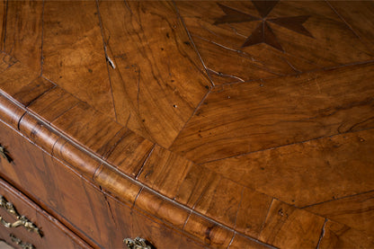 Rare 18th century Maltese Olive wood chest of drawers