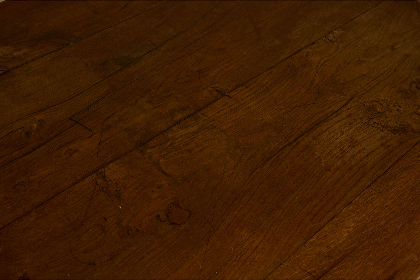19th Century solid oak refectory dining table