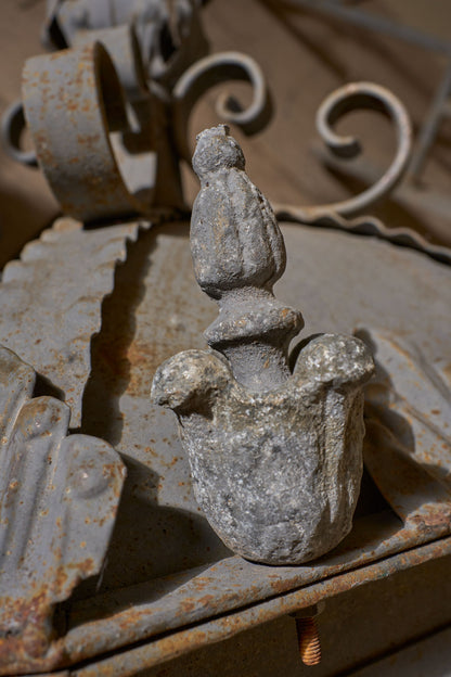 Large pair of Early 20th century iron and zinc French hanging lanterns - Pair 1