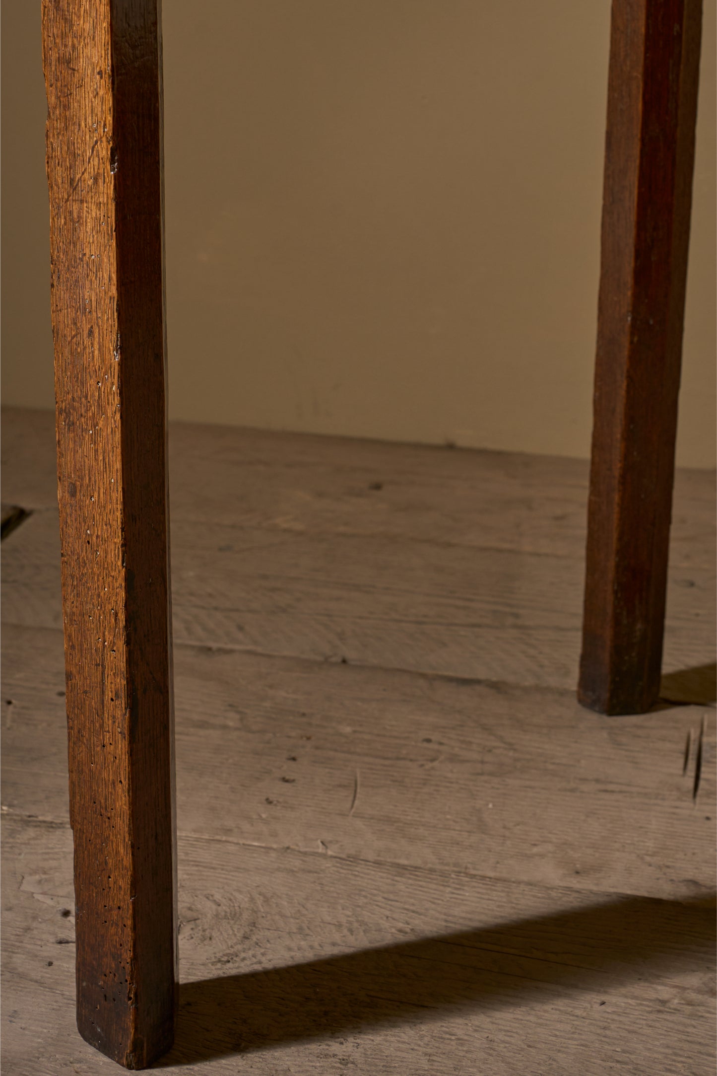 18th century Oak single drawer table - 2
