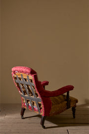 19th century English country house open armchair - TallBoy Interiors