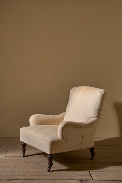 Elegant 19th century Bridgewater style English armchair