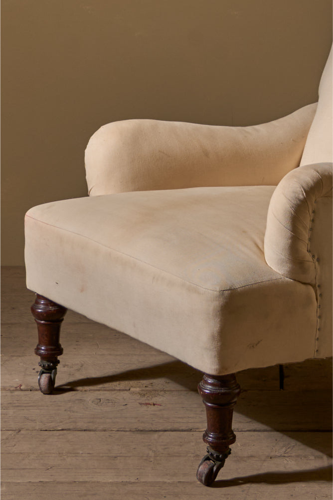 Elegant 19th century Bridgewater style English armchair