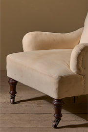 Elegant 19th century Bridgewater style English armchair - TallBoy Interiors